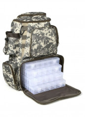 Fishing Tackle Backpack with 4 Tackle Box Water-resistant