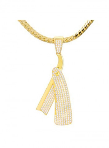 Brass Pendant Necklace