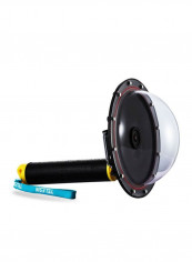 Portable Dome Port For Water Photography Black/Orange/Clear