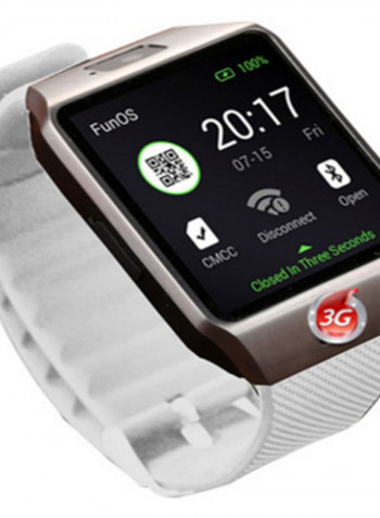 2018 New Android Wifi Smart Watch Qw09 3g Smart Watch Camera Watch White