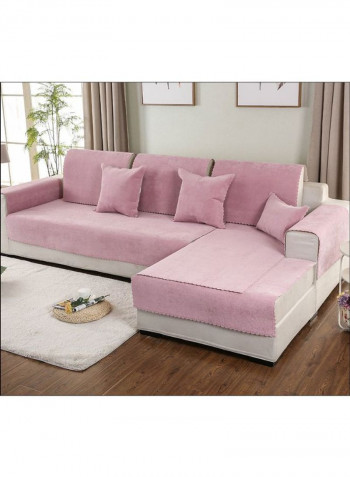 Waterproof Anti-Slip Sofa Cover Pink