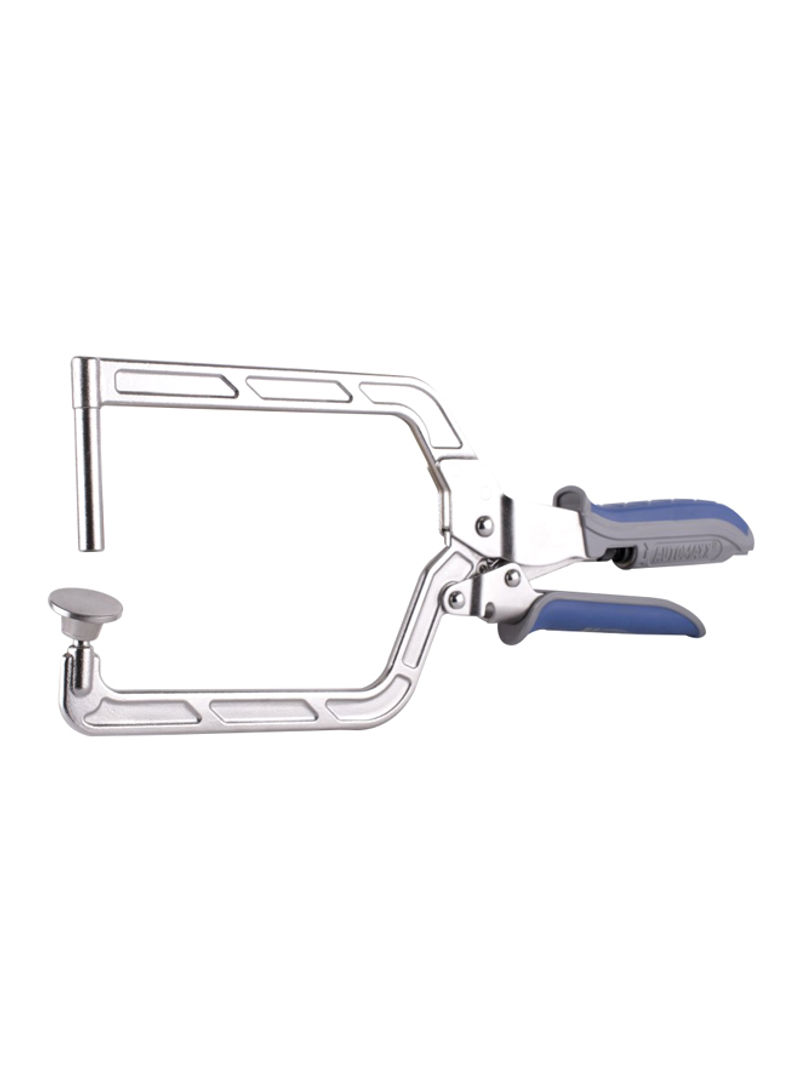 Right Angle Clamp Silver/Blue 5inch