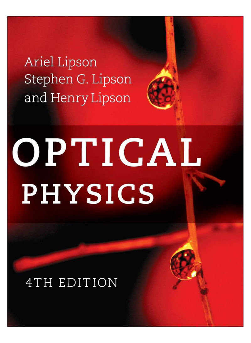 Optical Physics Hardcover 4 Edition