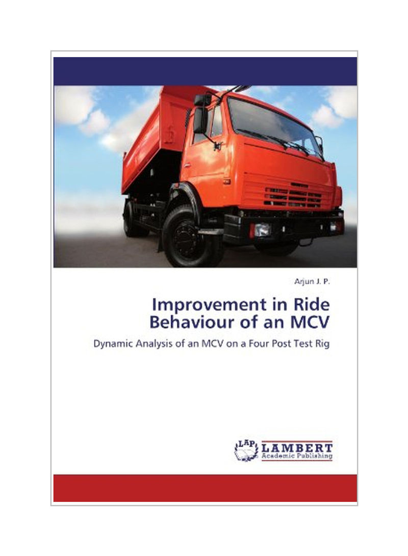 Improvement In Ride Behaviour Of An Mcv Paperback