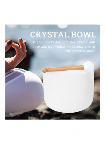 440HZ Crystal Struck Therapy Yoga Meditation Singing Bowl