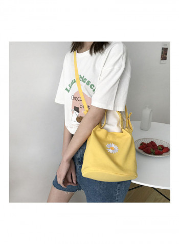 Canvas Shoulder Bag Yellow