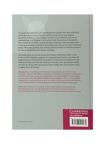 The Elements Of Financial Econometrics Hardcover