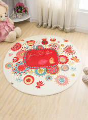 Soft Anti-Skid Floor Mat Multicolour 100x100centimeter