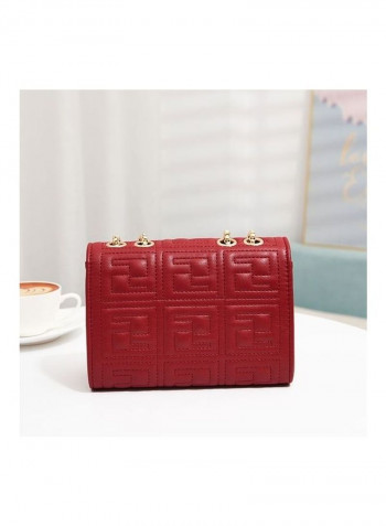 Women's Simple Elegant Faddish Versatile Shoulder Bag Red