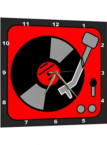 Decorative Printed Wall Clock Multicolour 15x15inch