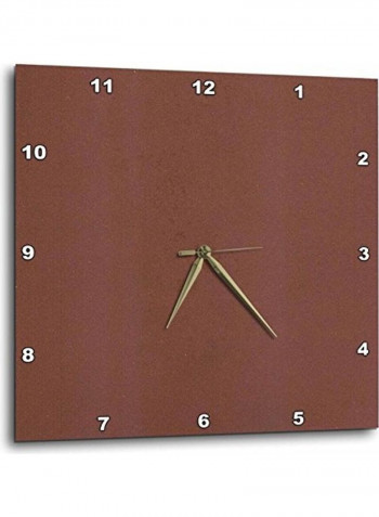 DPP 40811 3 Copper Cool Wall Clock Brown 15x15inch