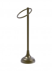Vanity Top Ring Guest Towel Holder Antique Brass 6x20x5.5inch