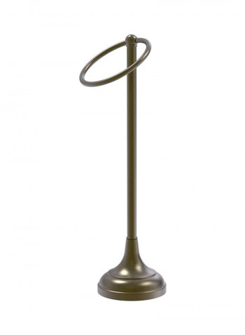 Vanity Top Ring Guest Towel Holder Antique Brass 6x20x5.5inch