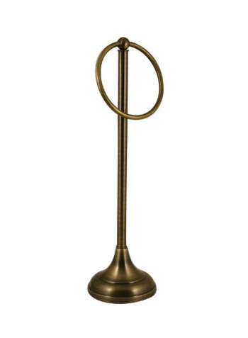 Vanity Top Ring Guest Towel Holder Antique Brass 6x20x5.5inch