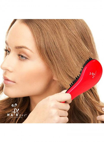 2-In-1 Hair Detangle Comb Red