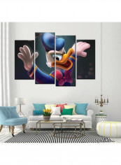 4-Piece Cartoon Theme Canvas Frame Painting Set Multicolour 120 x 85centimeter
