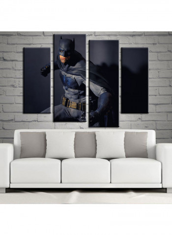 4-Piece Character Theme Canvas Painting With Frame Multicolour 120X85centimeter