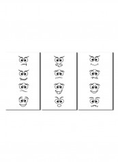 3-Piece Character Theme Canvas Painting With Frame Black/White 150X70centimeter