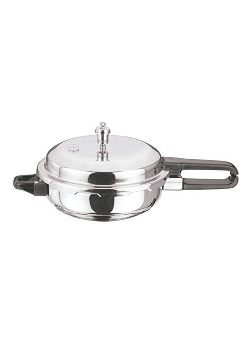 Induction Base Stainless Steel Pressure Cooker Silver/Black 3L