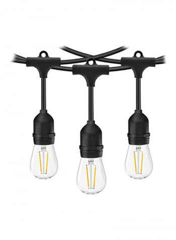 LED Outdoor String Lights Gold 48feet