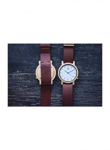 Women's Wooden Analog Watch w8