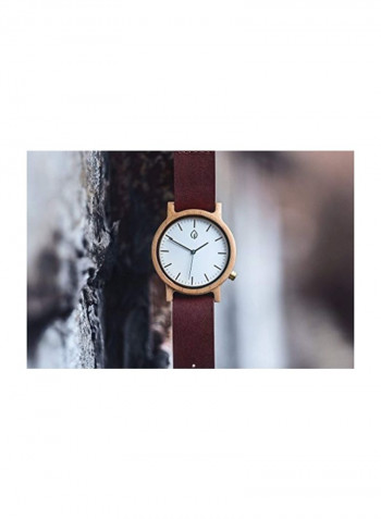 Women's Wooden Analog Watch w8