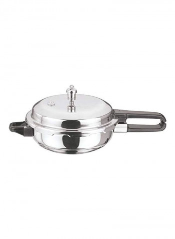 Induction Base Pressure Cooker Silver/Black 3L