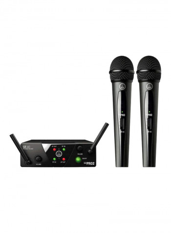 Wireless Microphone System WMS40MINI INSTR-SET ISM1 Black