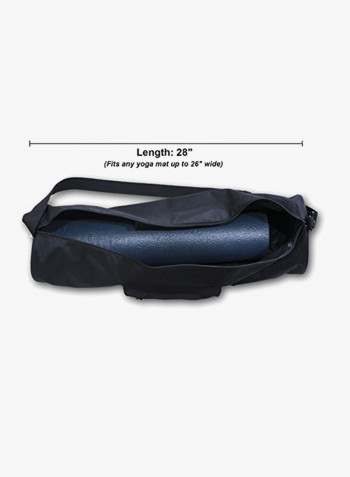 Yoga Mat Bag 'Compact' With Pocket 2x12.2x10.3inch