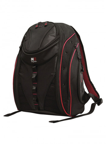 Express Laptop And Tablet Backpack Black/Red