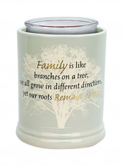 Family Tree Ceramic Stoneware Electric Large Jar Candle Warmer