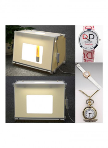 Photography Studio Light Box Set EU Plug White