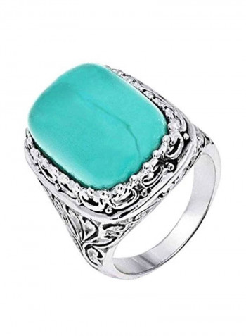 925 Sterling Silver Cubic Zirconia Studded Ring