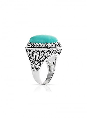 925 Sterling Silver Cubic Zirconia Studded Ring