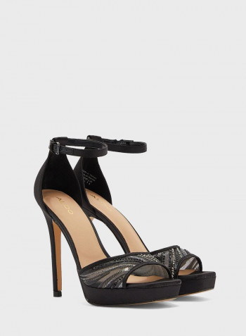 Wicoethiel High Heeled Sandals Black