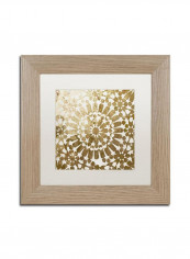 Moroccan Gold Ornate Frame I Wall Art Gold 11 x 11inch