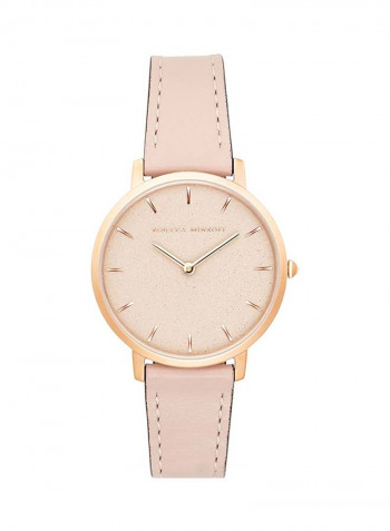 Women's Water Resistant Leather Analog Watch 2200248