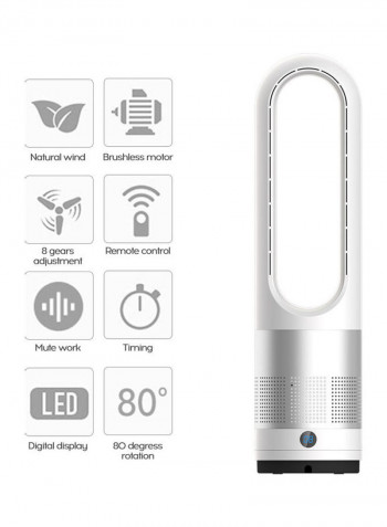Anion Bladeless Fan 220 W H33430S-UK_JX Silver