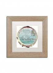 Paris In Frames 2 Framed Wall Art Grey/Gold 11 x 11inch