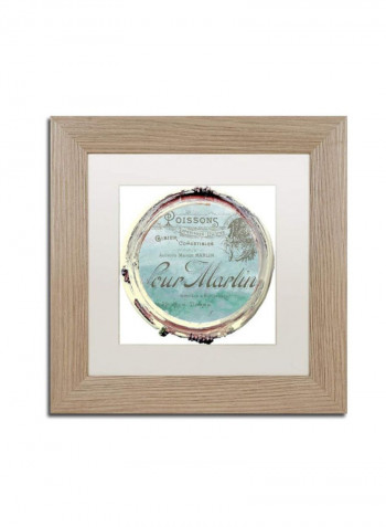 Paris In Frames 2 Framed Wall Art Grey/Gold 11 x 11inch