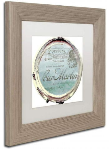 Paris In Frames 2 Framed Wall Art Grey/Gold 11 x 11inch