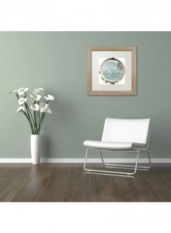 Paris In Frames 2 Framed Wall Art Grey/Gold 11 x 11inch