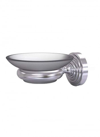 Waverly Place Wall Mounted Soap Dish Silver/Grey