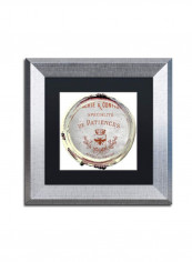 Paris In Frames 1 Wooden Framed Wall Art White/Gold 11 x 11inch