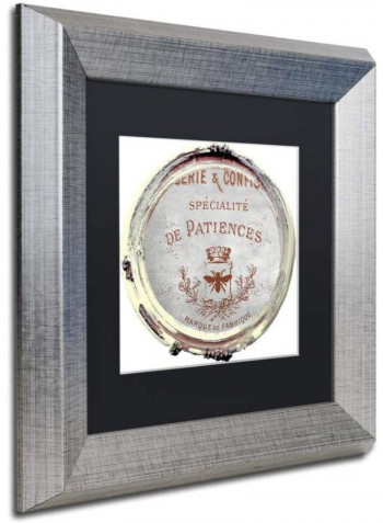 Paris In Frames 1 Wooden Framed Wall Art White/Gold 11 x 11inch