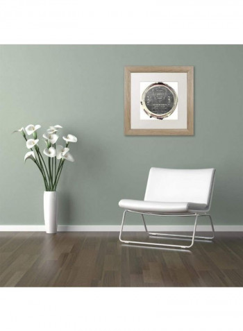 Paris In Frames 7 Wooden Framed Wall Art Green/Gold 11 x 14inch