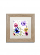Summer Diary I Framed Wall Art Multicolour 11 x 11inch