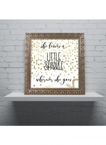 Spaceman Framed Wall Art Multicolour 11 x 14inch
