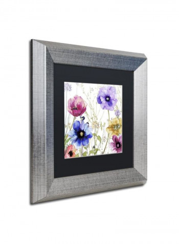 Summer Diary I Canvas Wall Art Multicolour 14 x 14inch