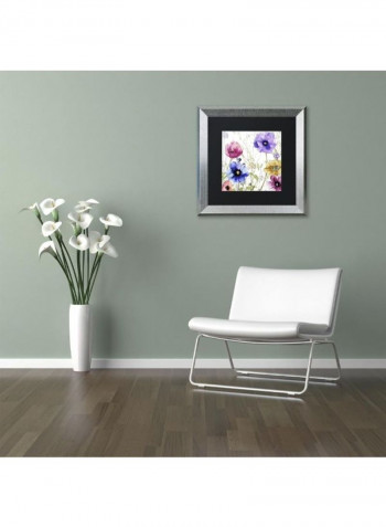 Summer Diary I Canvas Wall Art Multicolour 14 x 14inch